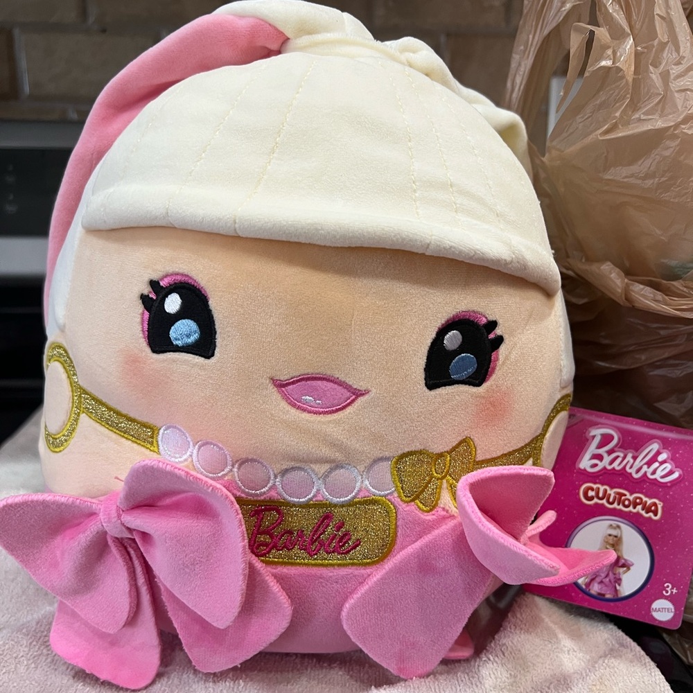 Barbie Cuutopia Squishy Plush 10”NWT